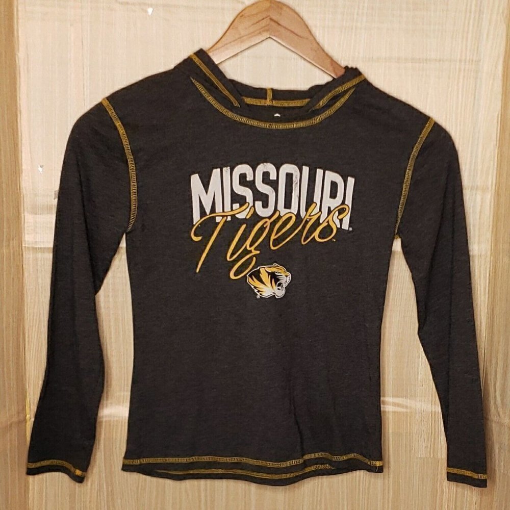 Gen 2 Girls University Of Missouri Long Sleeve Hooded Top 10-12